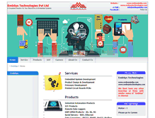 Tablet Screenshot of embsysindia.com